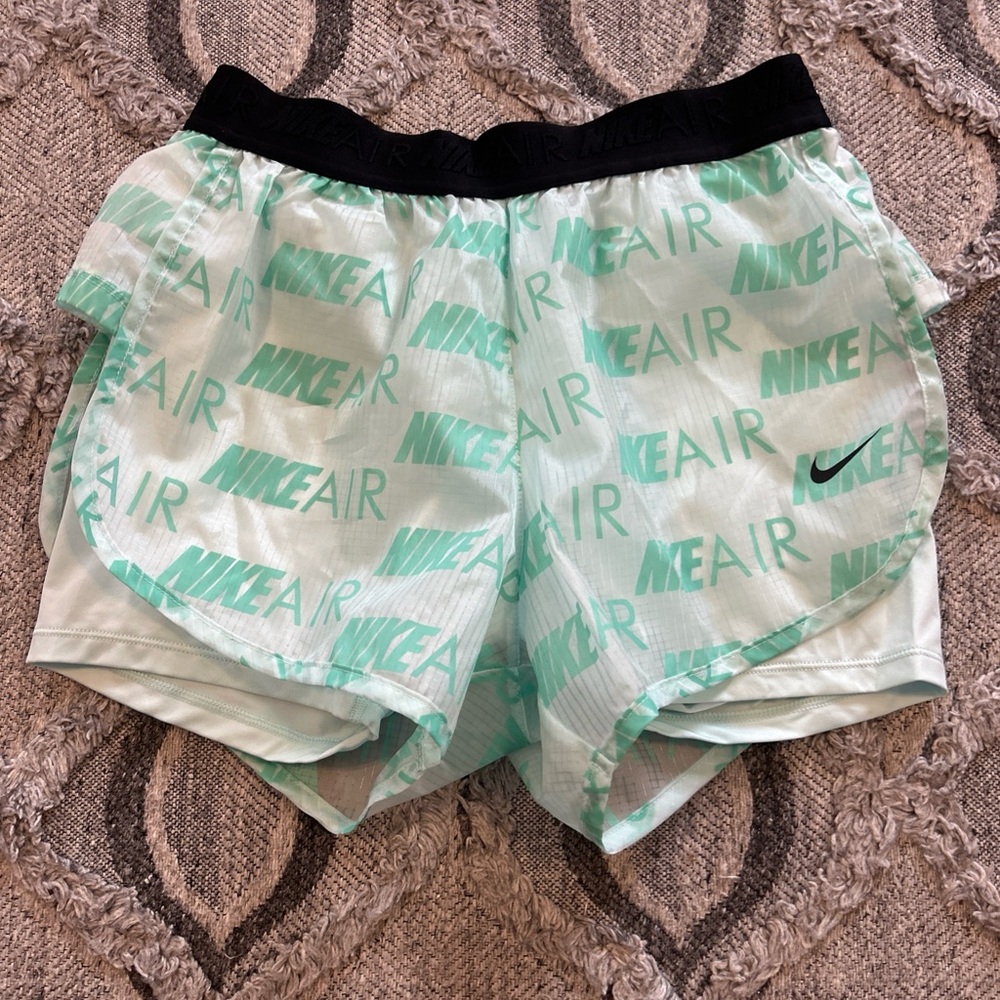 Nike Light Green Athletic Shorts